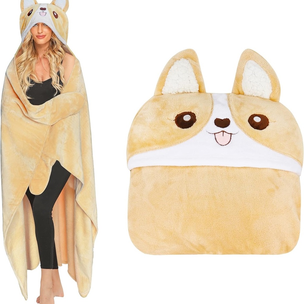 Corgi Blanket Hoodie